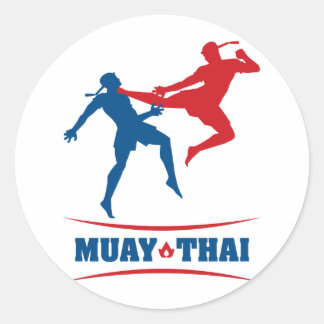 Sticker Rond Muay Thai
