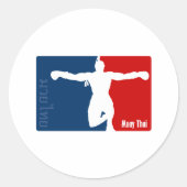 Sticker Rond Muay Thai (Devant)