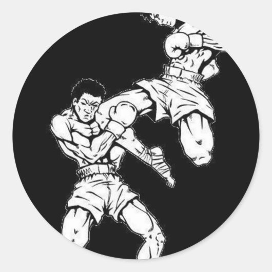 Sticker Rond Muay Thai (Devant)