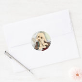 Sticker Rond Mucky Pup (Enveloppe)