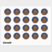 Sticker Rond Mud Zombie Yokai Dorotabo (Feuille)