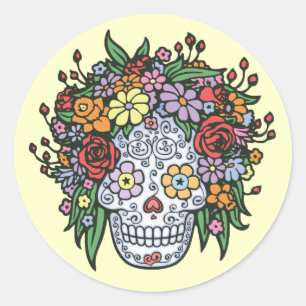 Sticker Rond Muerta Linda