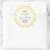 Sticker Rond Muffin au Citron Maison (Sac)