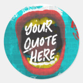 Sticker Rond Mugshot (Devant)