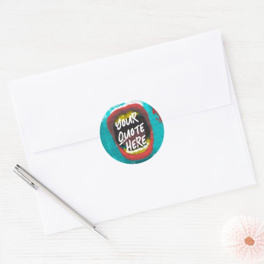 Sticker Rond Mugshot (Enveloppe)