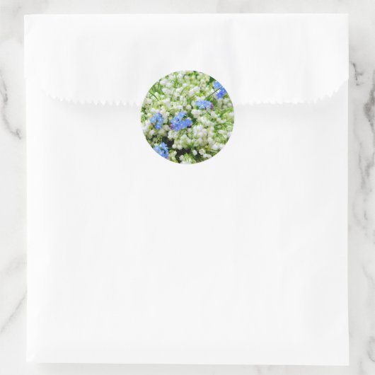 Sticker Rond Muguet (Sac)