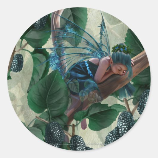 Sticker Rond Mulberry Fairy (Devant)