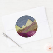 Sticker Rond Mulberry Mountains (Enveloppe)