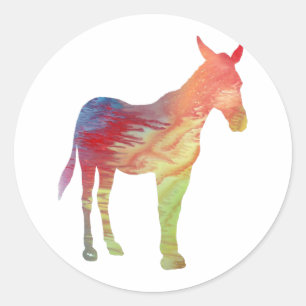 Sticker Rond Mule