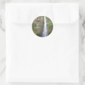 Sticker Rond Multomah Falls Photographie (Sac)