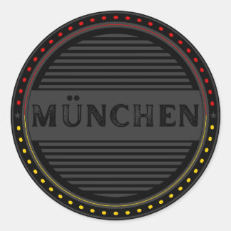Sticker Rond München City Pride Emblem – German Identity
