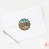 Sticker Rond Munchen Munich Deutchland (Enveloppe)