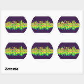Sticker Rond Munich Germany (Feuille)