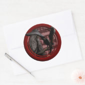 Sticker Rond Munin et Hugin (Enveloppe)