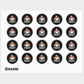 Sticker Rond Muppet Show Swedish Chef Expletive New Funny Stic  (Feuille)