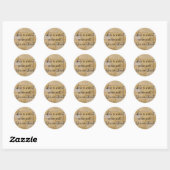 Sticker Rond Mur de l'espoir_ (Feuille)
