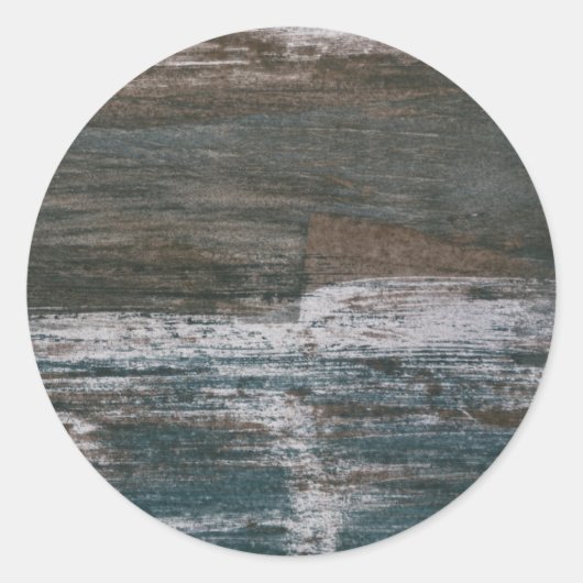 Sticker Rond Mur de mer II (Devant)