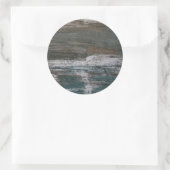 Sticker Rond Mur de mer II (Sac)