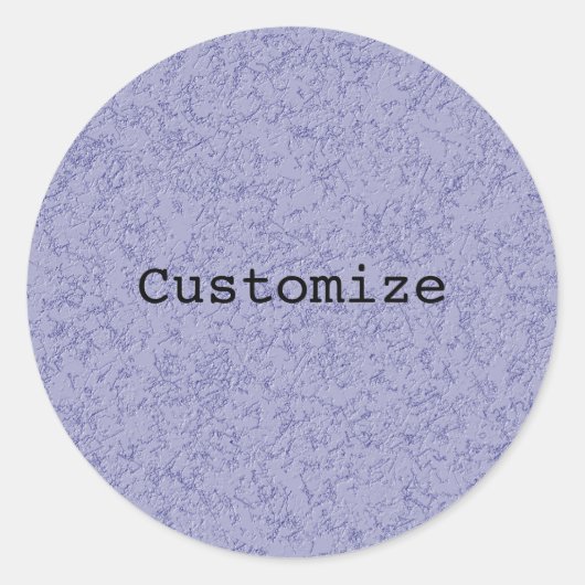 Sticker Rond Mur gris bleu - Modèle (Devant)