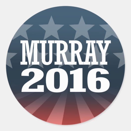 Sticker Rond Murray - Patty Murray 2016 (Devant)