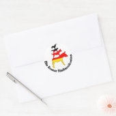 Sticker Rond Musiciens de Brême (Enveloppe)