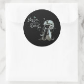 Sticker Rond musique (Sac)