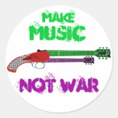 Sticker Rond Musique (Devant)