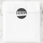 Sticker Rond Musique pour l'âme_ (Sac)
