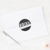 Sticker Rond Musique pour l'âme_ (Enveloppe)