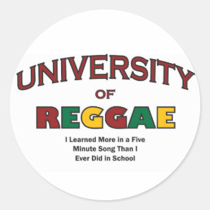 STICKER ROND MUSIQUE-REGGAE