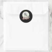 Sticker Rond Musique sonore (Sac)