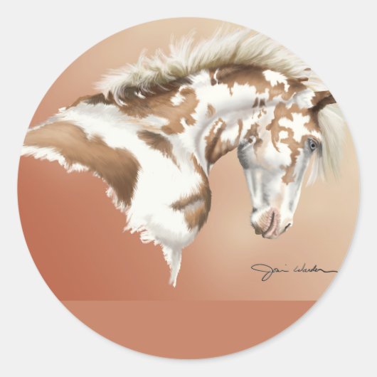 Sticker Rond Mustang Wild Xtend (Devant)