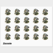 Sticker Rond Musy 6 (Feuille)