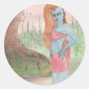Sticker Rond Mutant Ana Anastasia