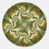 Sticker Rond Mutation de virus (Devant)