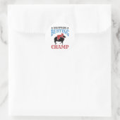 Sticker Rond Mutton Busting Champ Cheep Riding (Sac)