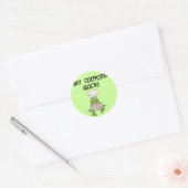 Sticker Rond My Cookies Rock Tshirts et cadeaux (Enveloppe)