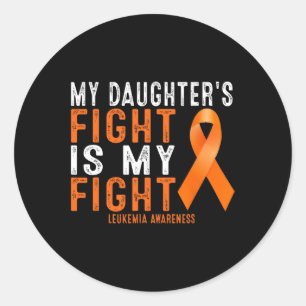 Sticker Rond My Daughter's Fight