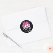 Sticker Rond My Last Day of Chemo Breast Cancer Chimiotherapy S (Enveloppe)