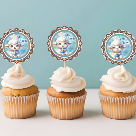 Sticker Rond My Little Lamb