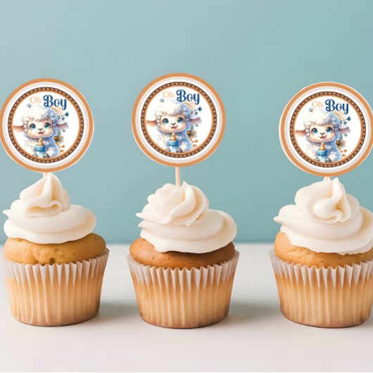 Sticker Rond My Little Lamb