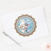 Sticker Rond My Little Lamb (Enveloppe)
