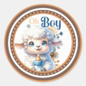 Sticker Rond My Little Lamb (Devant)