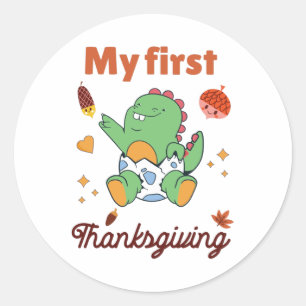 Sticker Rond My Thanksgiving