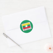 Sticker Rond Myanmar (Enveloppe)