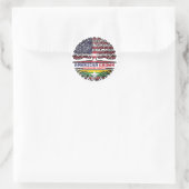 Sticker Rond Myanmar Birmanie (Sac)