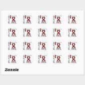 Sticker Rond Myélome Multiples J'Espère (Feuille)