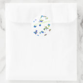 Sticker Rond Myrtille Sauvage (Sac)