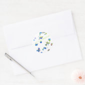 Sticker Rond Myrtille Sauvage (Enveloppe)
