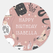 Sticker Rond Mysstal Fortune Teller Anniversaire (Devant)